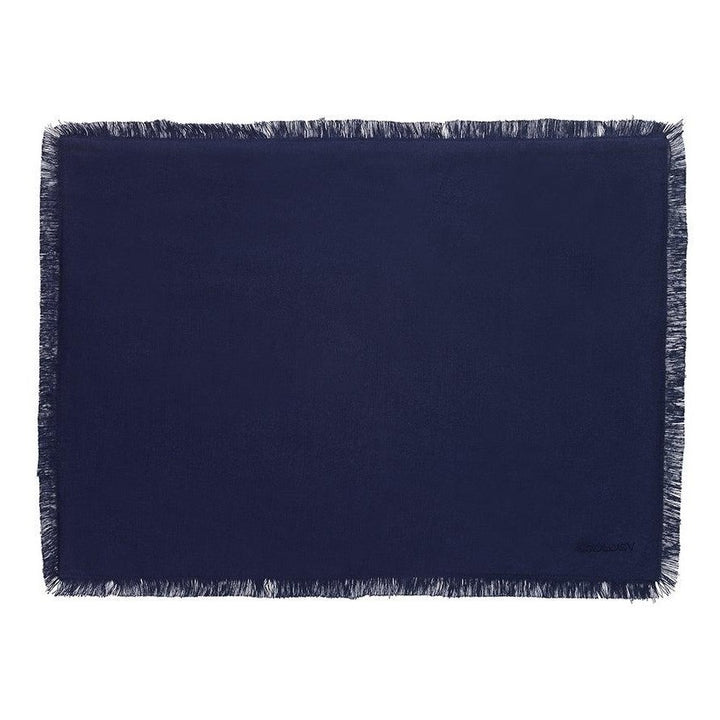 ECOLOGY FRAY PLACEMATS S/4 LAPIS