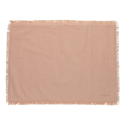 ECOLOGY FRAY PLACEMATS S/4 BLUSH