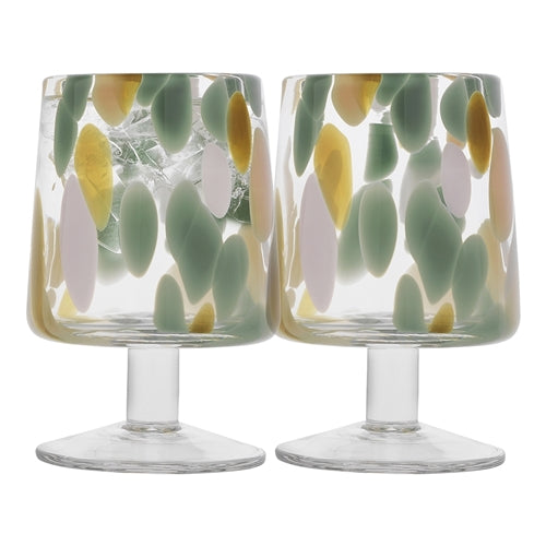 ECOLOGY CAMILLE S/4 GOBLETS 310ML CITRON