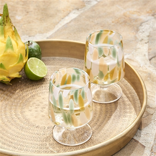 ECOLOGY CAMILLE S/4 GOBLETS 310ML CITRON