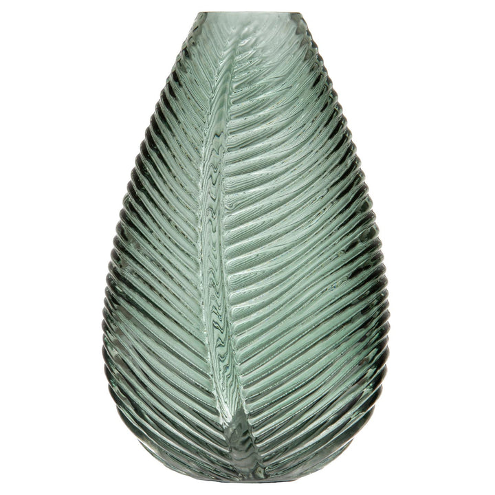 LADELLE CHELSEA GREEN LEAF VASE LGE