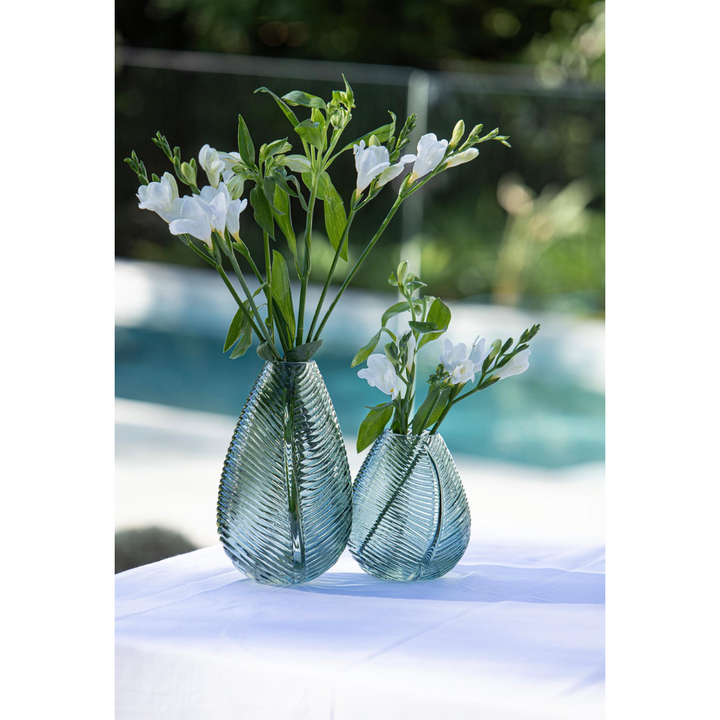 LADELLE CHELSEA GREEN LEAF VASE LGE