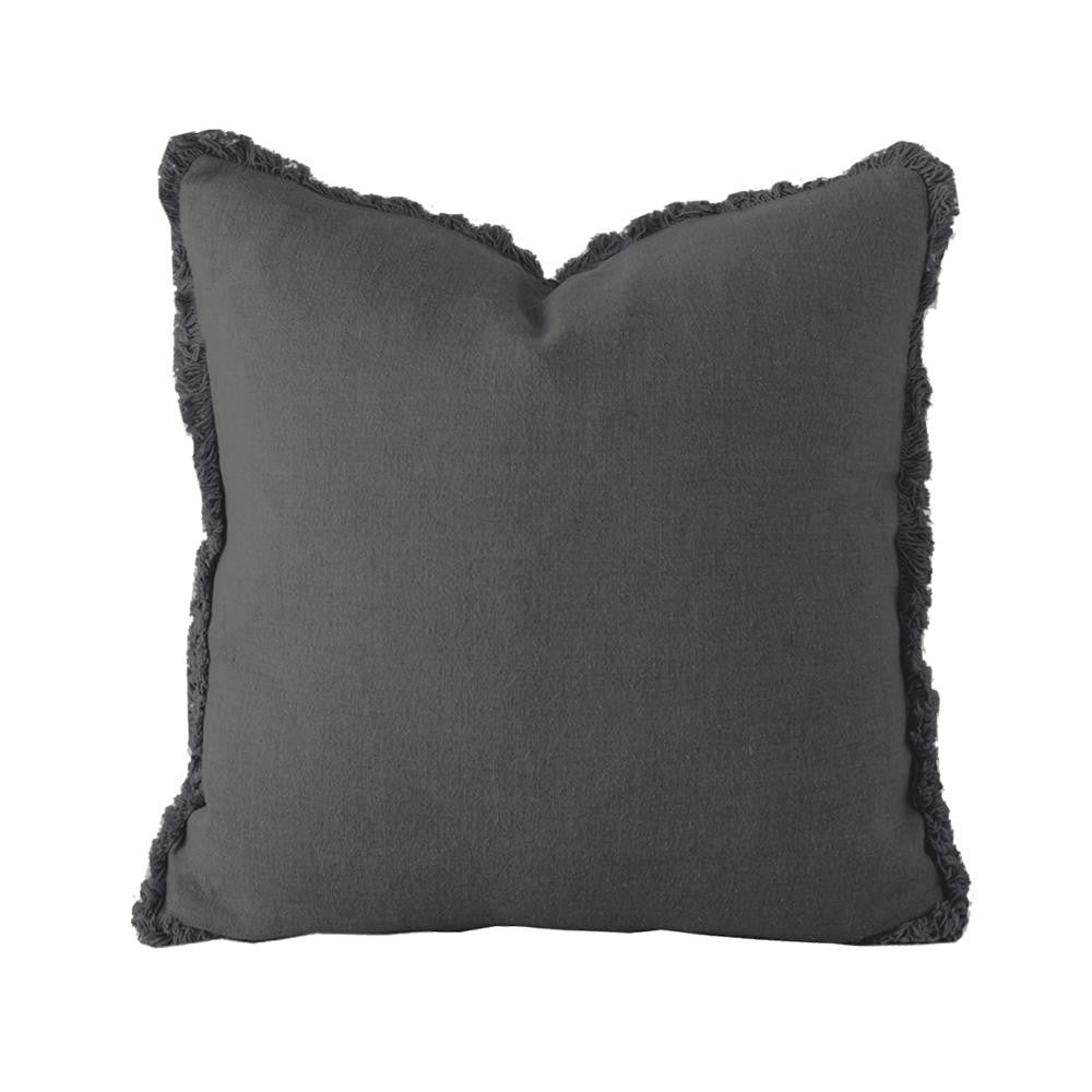 LINEN CUSHION 50 X50CM CHARCOAL