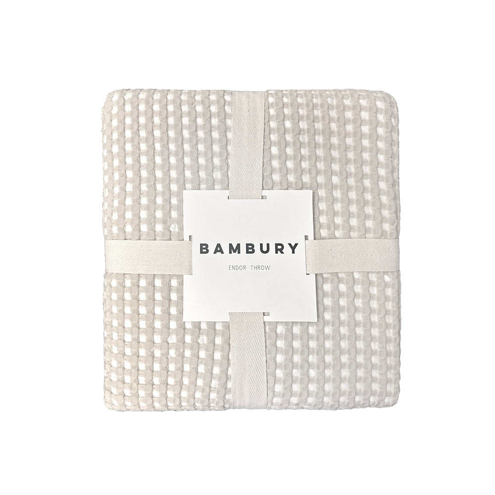 BAMBURY ENDOR THROW PEBBLE