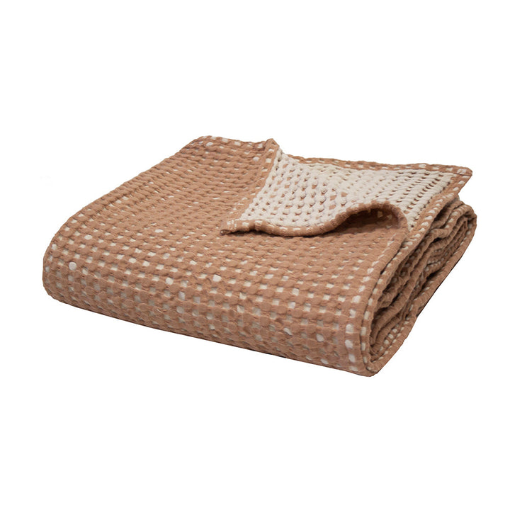 BAMBURY ENDOR THROW TERRACOTTA