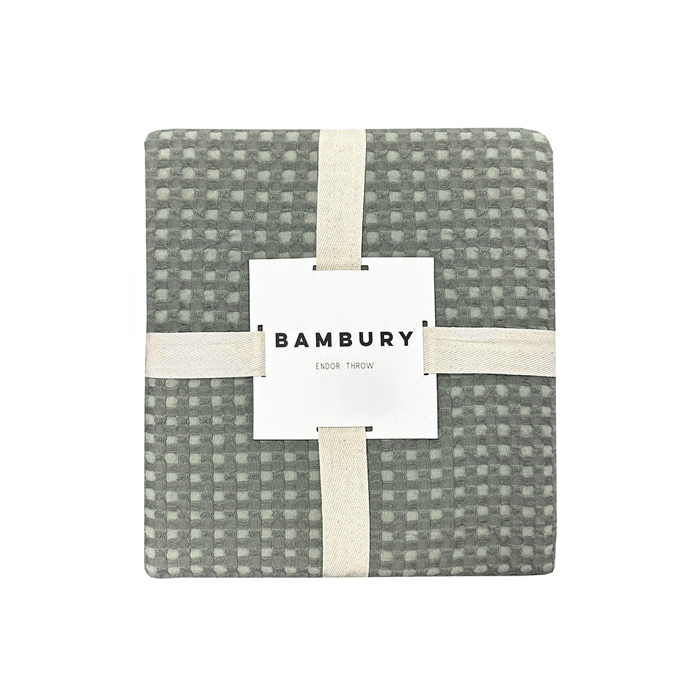 BAMBURY ENDOR THROW SAGE