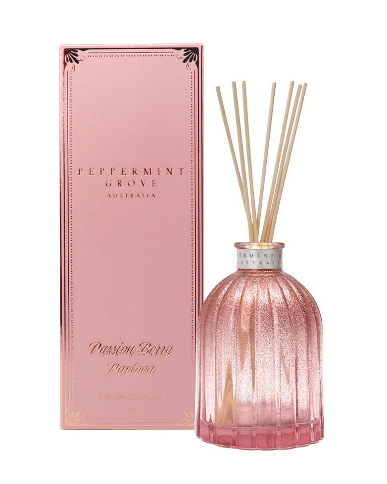 PEPPERMINT GROVE DIFFUSER PASSION BERRY PAVLOVA