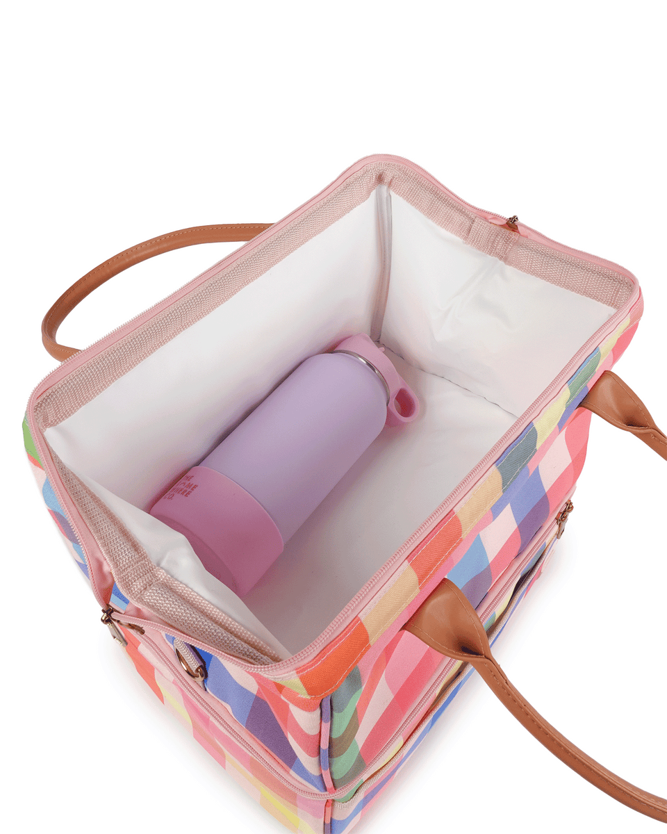 THE SOMEWHERE CO COOLER BAG SUGARPLUM