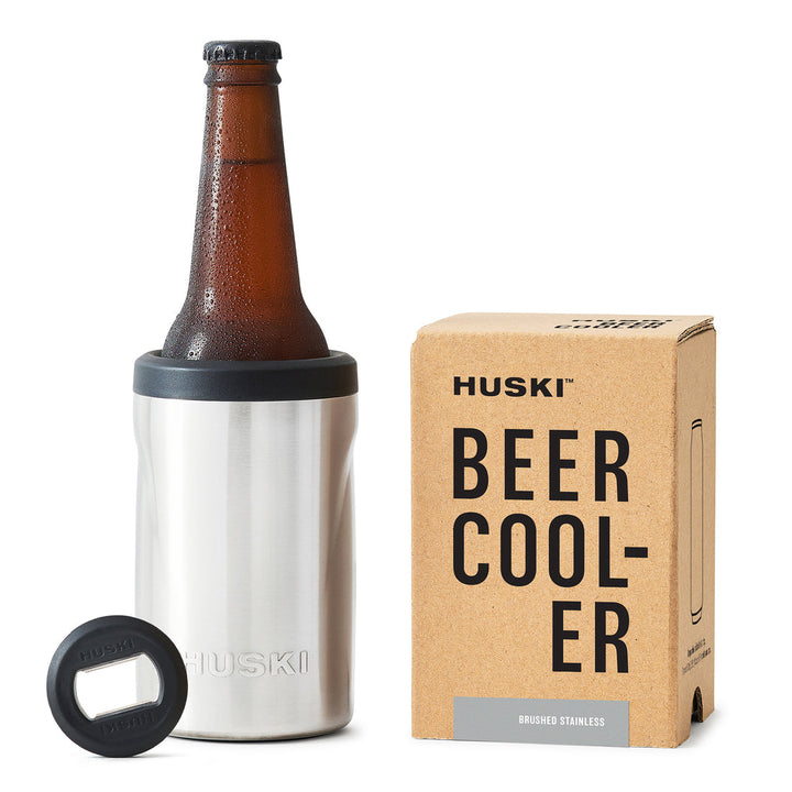 HUSKI BEER COOLER BRUSHED STAINLESS