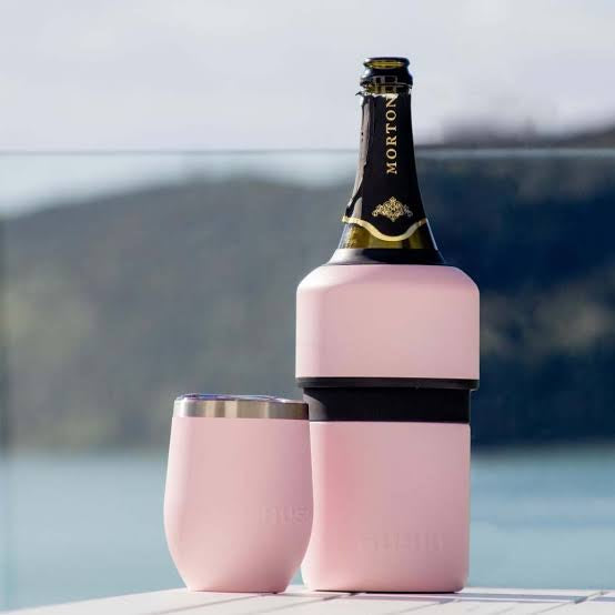 HUSKI WINE COOLER POWDER PINK