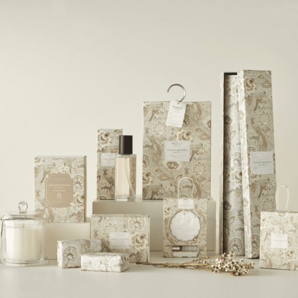 TIMELESS BLOSSOMS ROSE SCENTED HANGING SACHETS X4