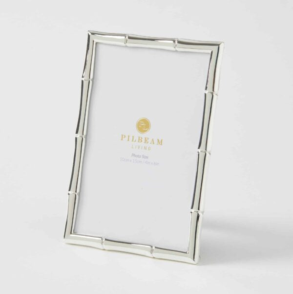 PILBEAM BAMBURY PHOTO FRAME 4X6 SILVER