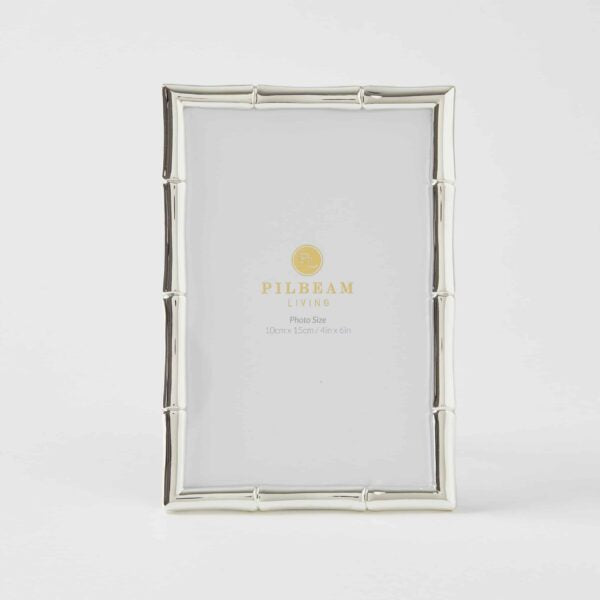 PILBEAM BAMBURY PHOTO FRAME 4X6 SILVER