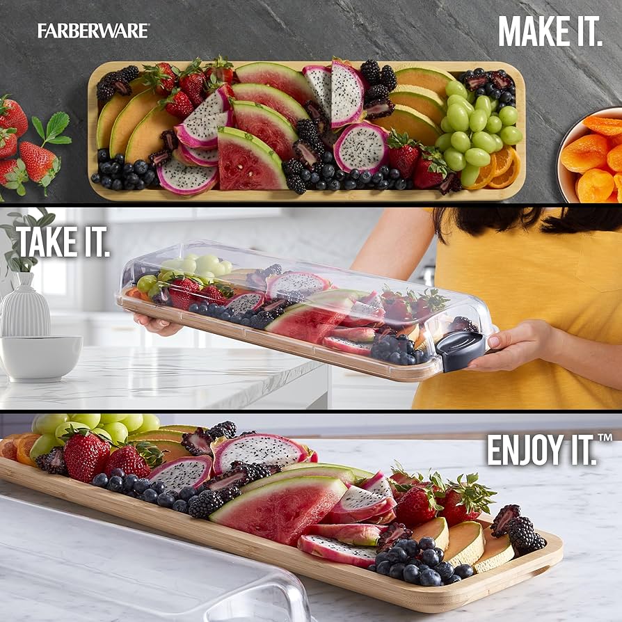 BUILD A BOARD BAMBOO PLATTER 7X22INCH