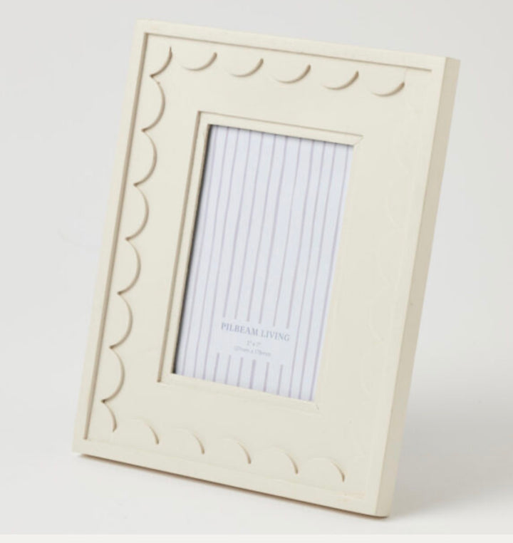 PILBEAM WILLOW PHOTO FRAME 5X7 CREAM