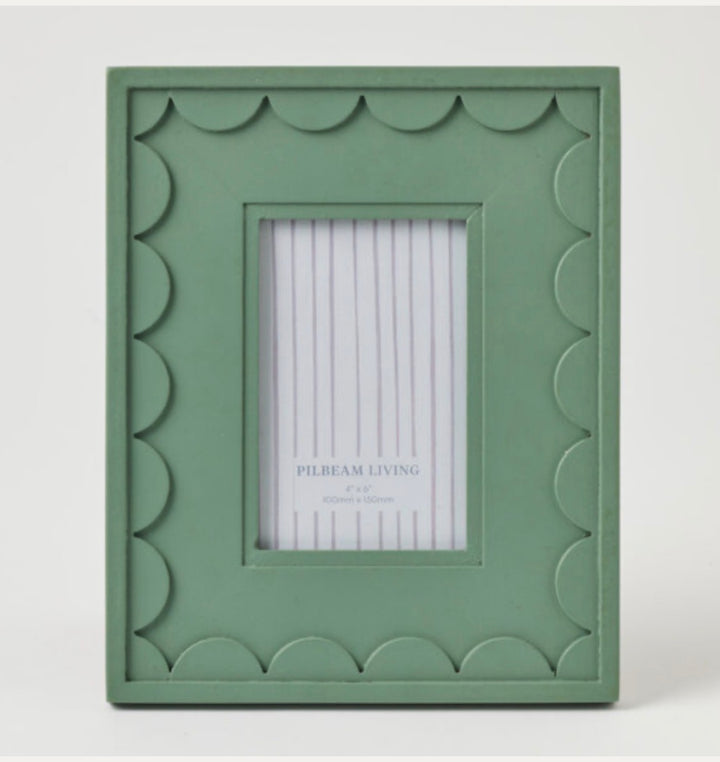 PILBEAM WILLOW PHOTO FRAME 6X4 SAGE