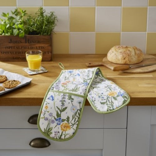 ULSTER WEAVERS COTTAGE GARDEN DBL OVEN GLOVE