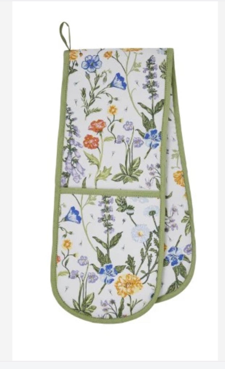 ULSTER WEAVERS COTTAGE GARDEN DBL OVEN GLOVE