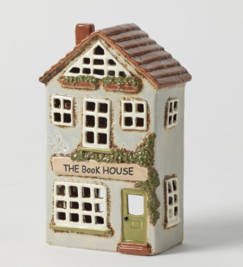 THE BOOK HOUSE TEALIGHT HOLDER