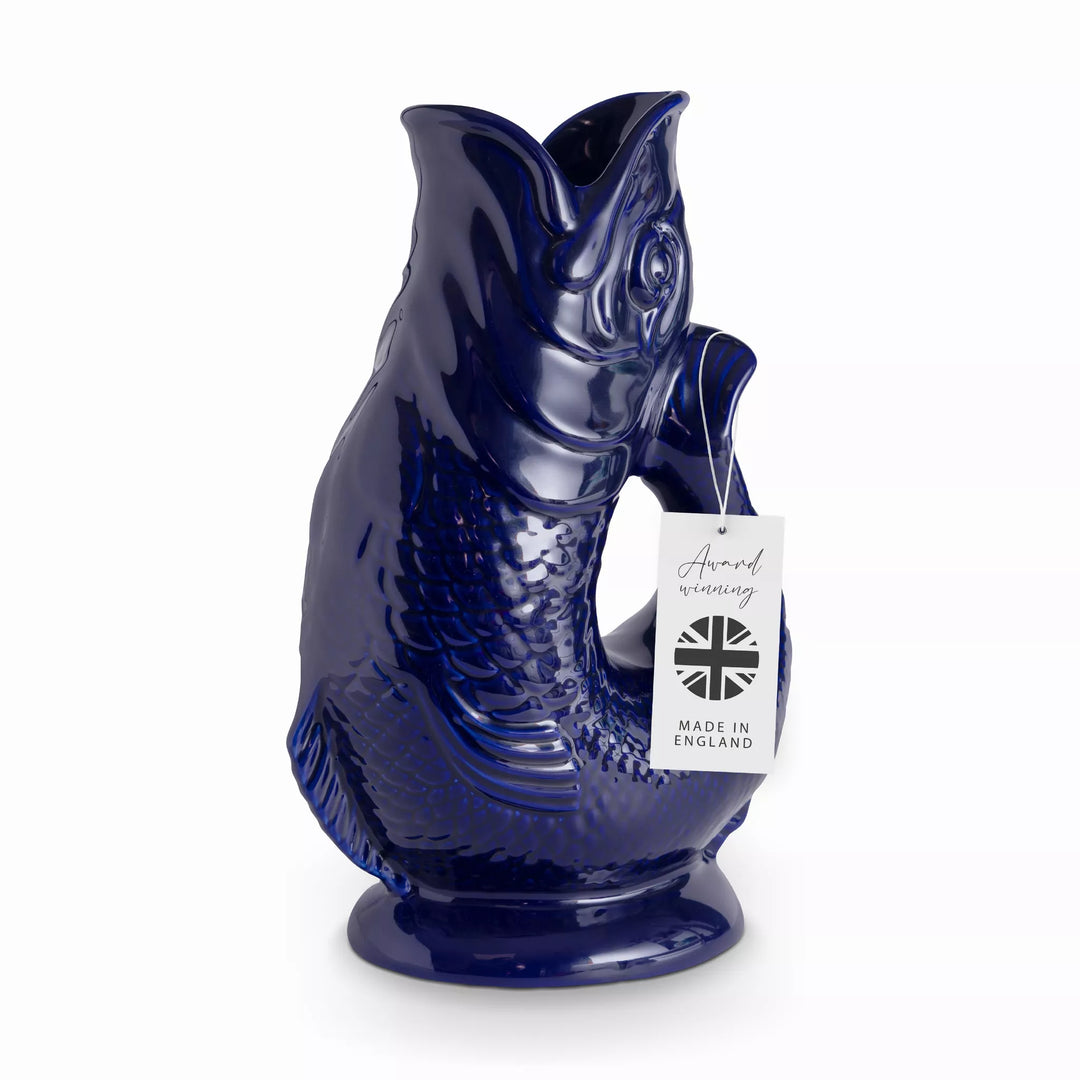 WADE FISH JUG COBALT BLUE 1.2L