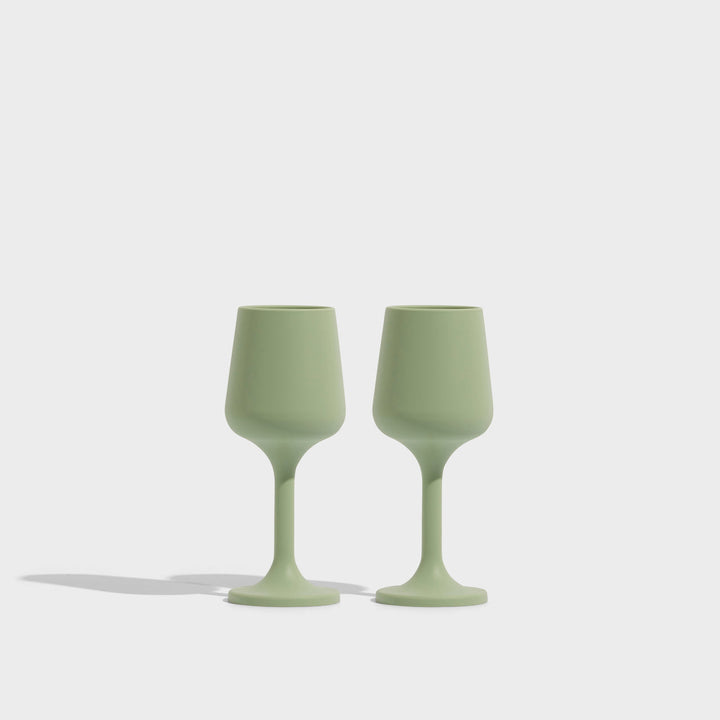 STYLD SWEETHEART GOBLET SEA MIST S/2