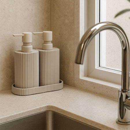 ECO BASICS WASH STATION DUO TAUPE