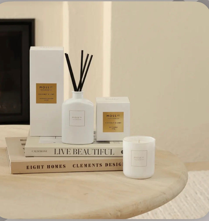 MOSS ST CANDLE COCONUT & LIME 300G