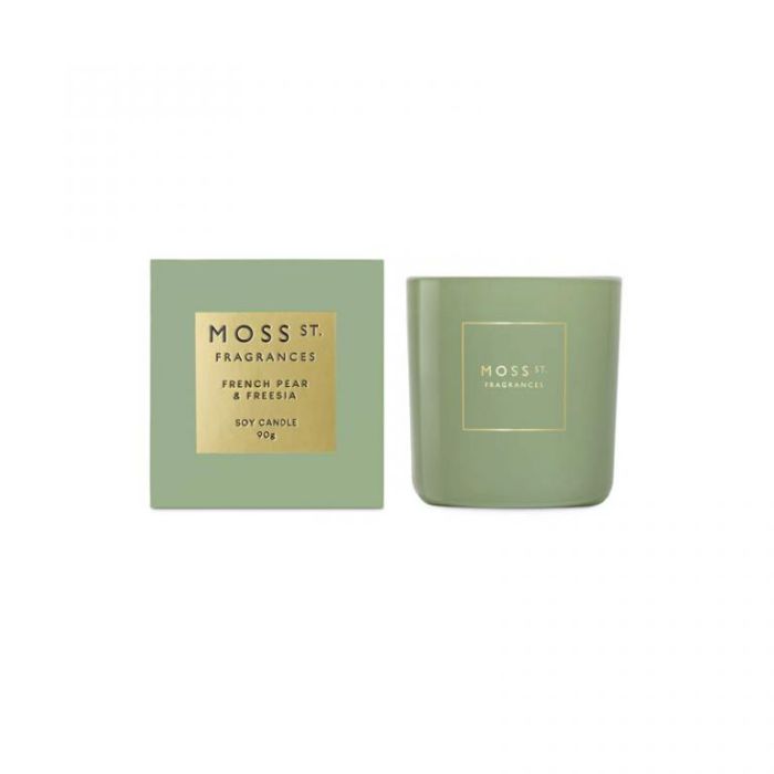 MOSS ST CANDLE FRENCH PEAR & FREESIA 300G