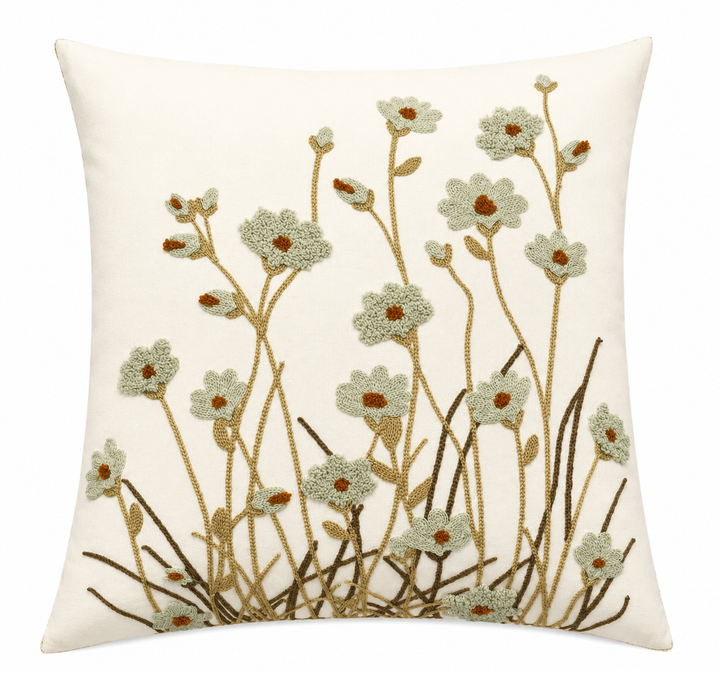 WILDFLOWERS CUSHION SAGE 45X45CM