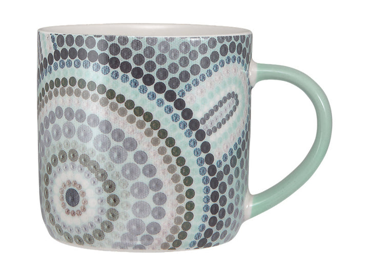 MAXWELL WILLIAMS LOU MARTIN UPLIFT MUG BLUE