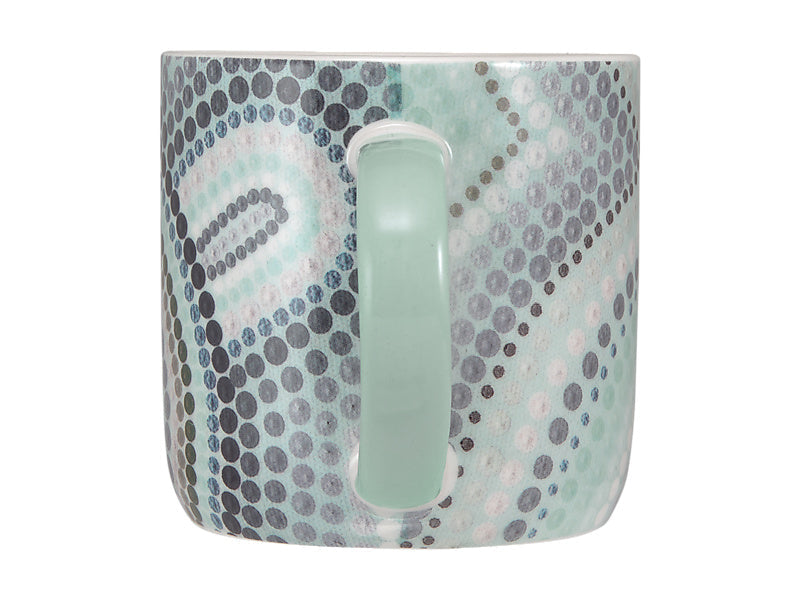 MAXWELL WILLIAMS LOU MARTIN UPLIFT MUG BLUE