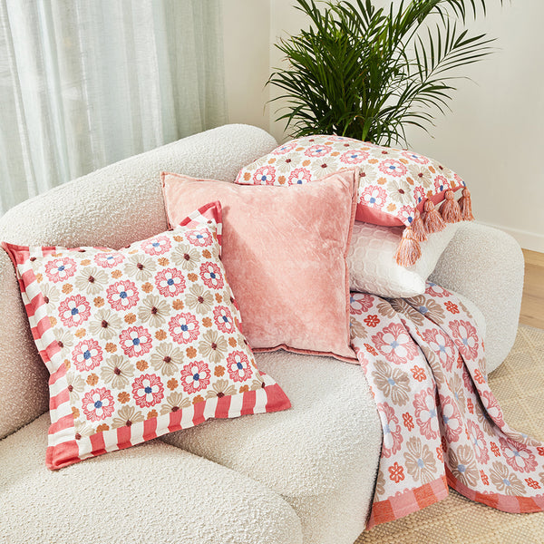 J.ELLIOT HOME ZOE CUSHION 50X50CM BUBBLEGUM MULTI