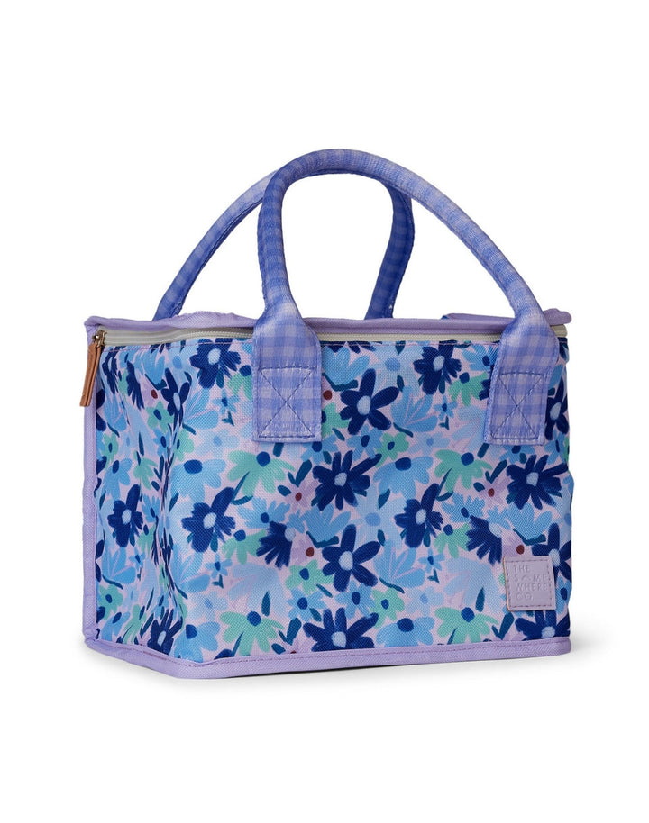 THE SOMEWHERE CO LUNCH BAG BLUE MEADOW